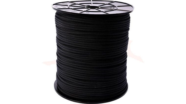 Atwood Rope 550 Paracord, Black, 1000 Foot Spool