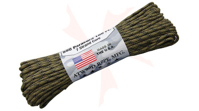 Atwood Rope 550 Paracord, Valor, 100 Feet