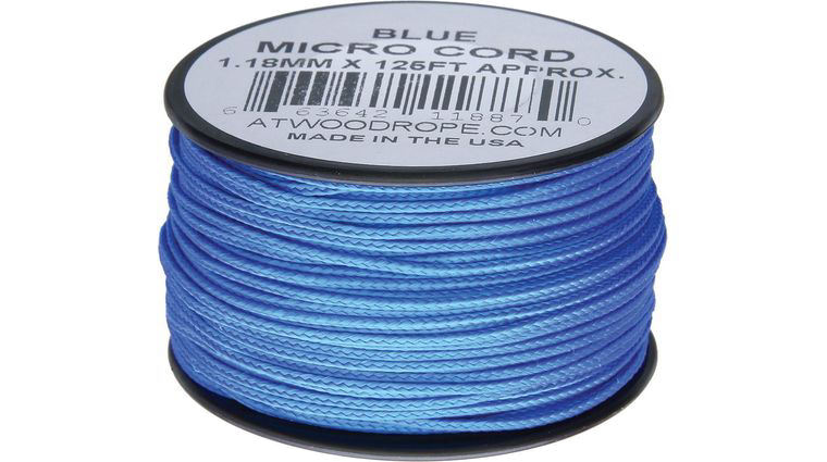 Atwood Rope Micro Cord, Blue, 125 Feet
