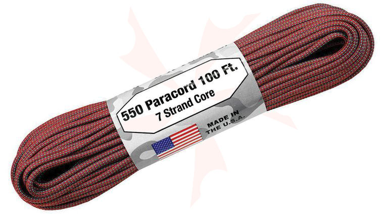 Atwood Rope Color Changing 550 Paracord, Dragon Fruit, 100 Feet