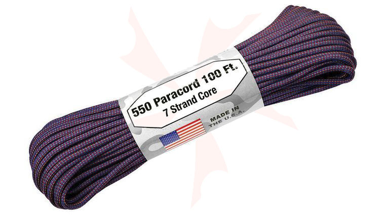 Atwood Rope Color Changing 550 Paracord, Prism, 100 Feet