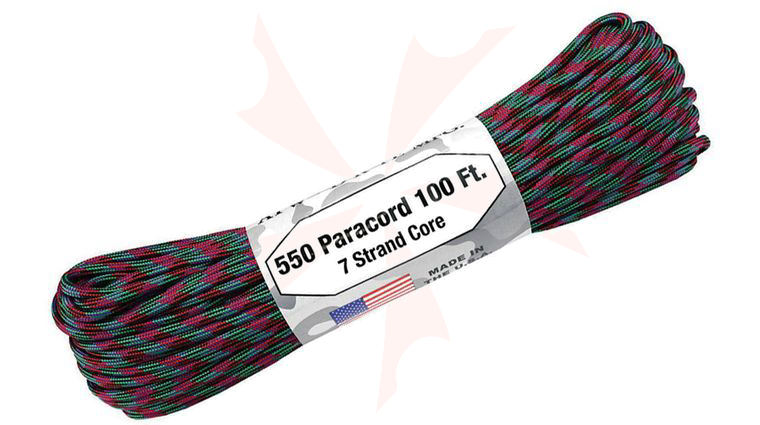 Atwood Rope Color Changing 550 Paracord, Argon, 100 Feet