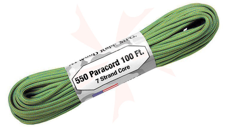 Atwood Rope Color Changing 550 Paracord, Tree Frog, 100 Feet