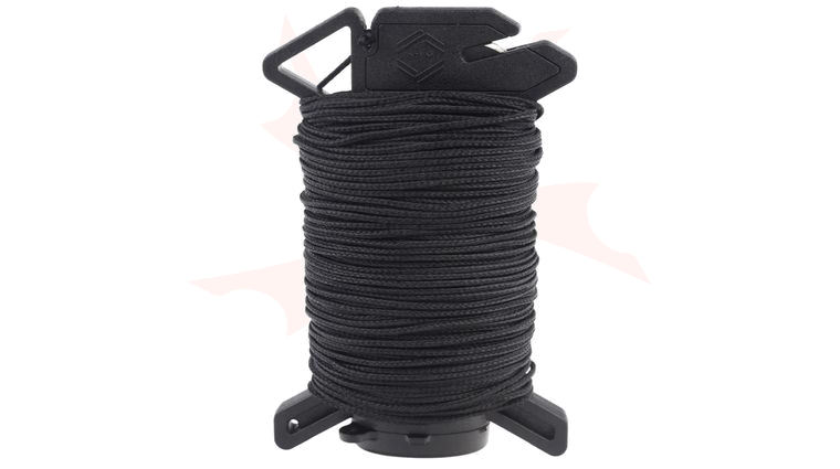 Atwood Rope Ready Rope Cord Dispenser with Micro Cord, Black, 125 Foot Spool