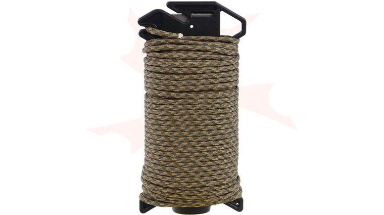 Atwood Rope Ready Rope Cord Dispenser with 550 Paracord, Ground War, 100 Foot Spool