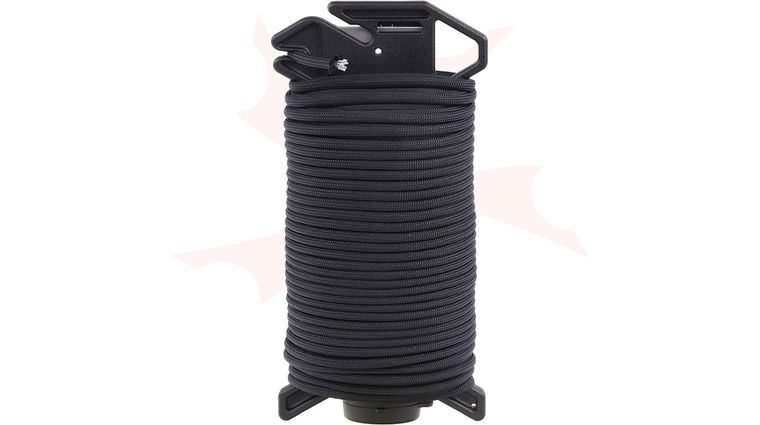 Atwood Rope Ready Rope Cord Dispenser with 550 Paracord, Black, 100 Foot Spool