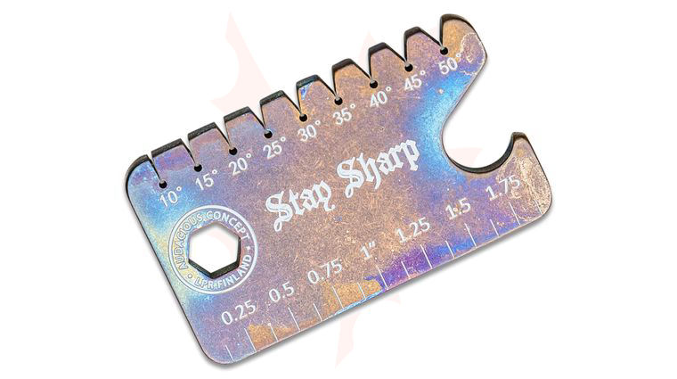 Audacious Concept Dog Tag 3.0 Anglefinder Multi-tool, Thunder Sky