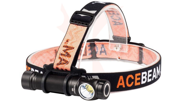 AceBeam H15 LED Headlamp, Black, 2500 Max Lumens