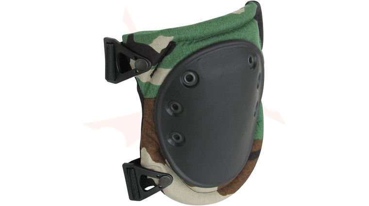 AltaFLEX Tactical Military Knee Pads, AltaLok, Woodland Camo