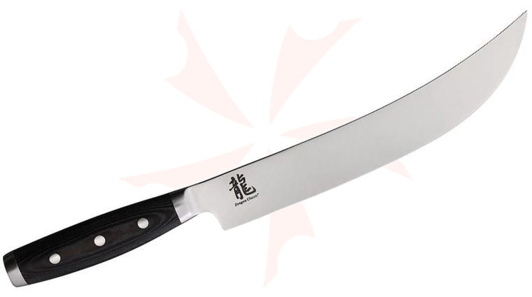 Apogee Dragon Classic 10 inch Scimitar Knife, Black Micarta Handles