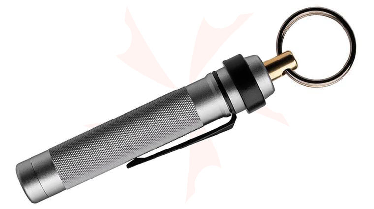 ASP Metro Defender D1 (Pewter) 4 inch Keyring Baton Pepper Spray