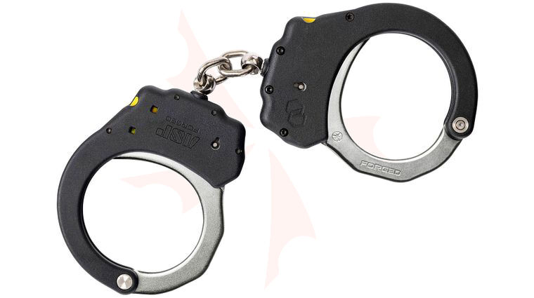 ASP Chain Ultra PLUS Handcuffs (Steel), Black