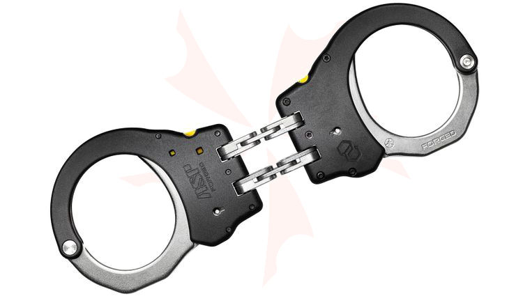ASP Hinge Ultra PLUS Handcuffs (Steel), Black