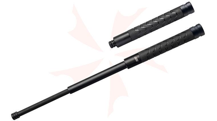 ASP 21 inch Talon Infinity Black Chrome Steel Baton, Vector Grip with Cap Lock T50BV