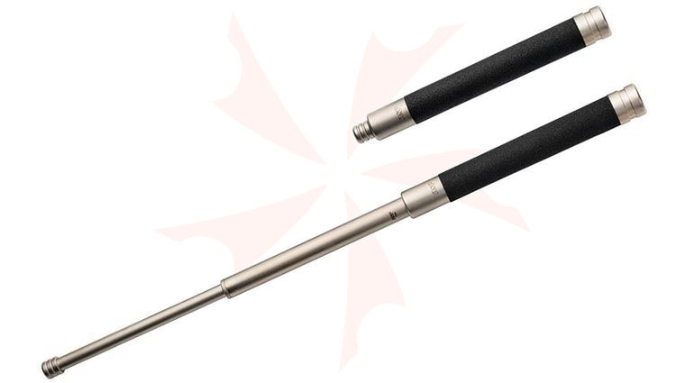 ASP 24 inch Talon Infinity Electroless Nickel Finish Steel Baton, Foam Grip with Cap Lock T60EF