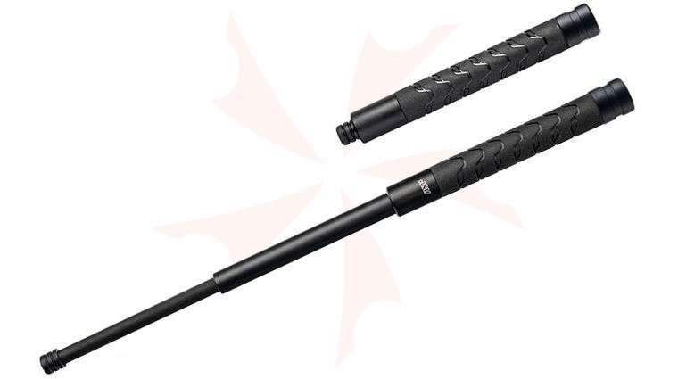 ASP 24 inch Airweight Talon Infinity Black Cerakote Aluminum Baton, Vector Grip with Cap Lock T60AV