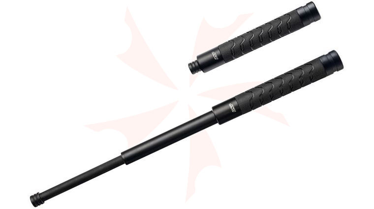 ASP 16 inch Talon Infinity Black Chrome Finish Steel Baton, Vector Grip with Cap Lock T40BV