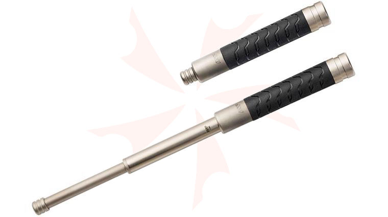 ASP 16 inch Talon Infinity Electroless Nickel Finish Steel Baton, Vector Grip with Cap Lock T40EV