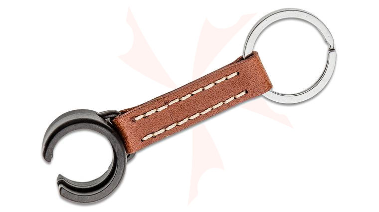 ASP Concealable Baton Keyring Clip, Brown