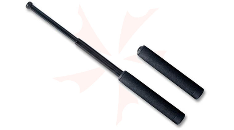 ASP 16 inch Friction Loc Foam Black Chrome Baton F16FB