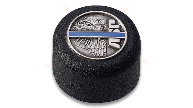 ASP Logo Cap for Friction Loc Batons, Thin Blue Line