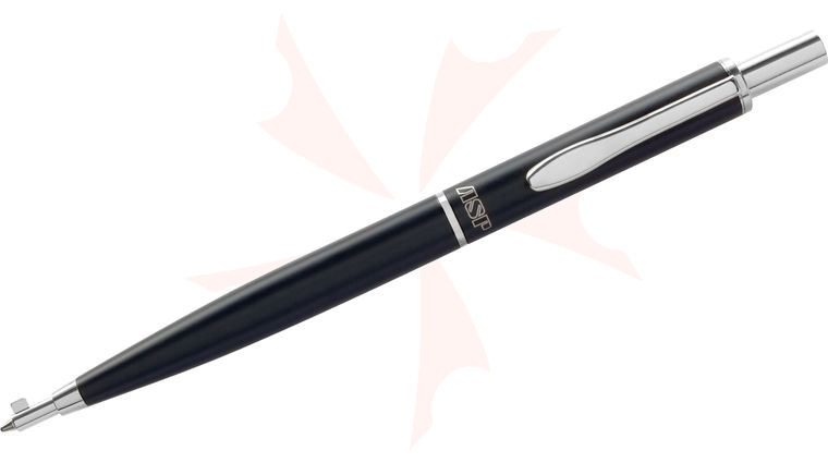 ASP LockWrite Click Pen and Handcuff Key Combo, Black/Silver