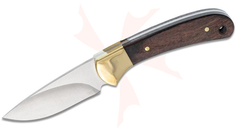 Buck 113 Ranger Skinner Fixed 3-1/8 inch Blade, Ebony Handles, Black Leather Sheath