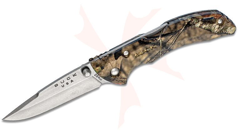 Buck 284 Bantam BBW Folding Knife 2.75 inch Blade, Mossy Oak Break-Up Country Camo ETP Handles