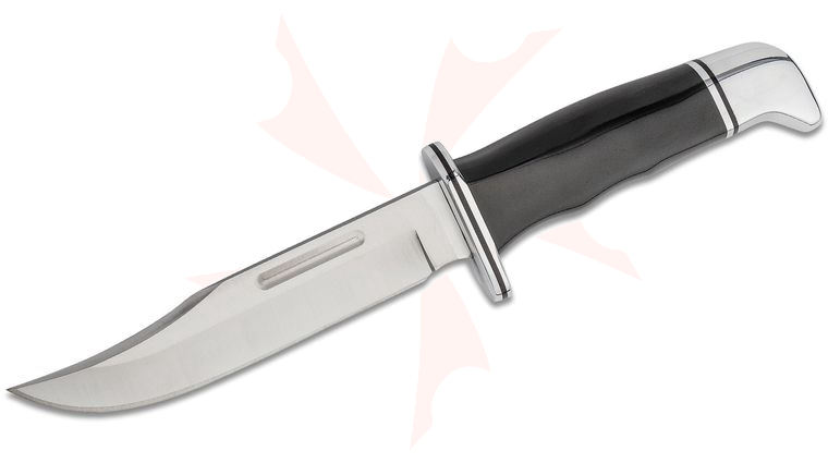 Buck 119BKS Special Hunting Knife 6 inch Blade, Black Phenolic Handles, Black Leather Sheath