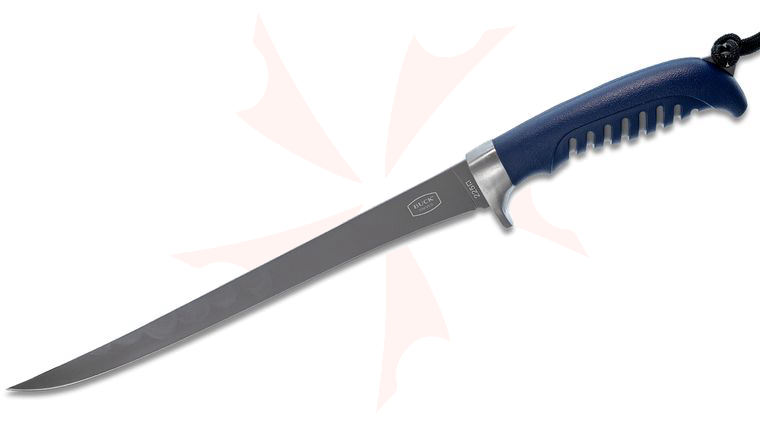 Buck 225 Silver Creek Fillet Knife 9.625 inch Blade, Rubber Handle