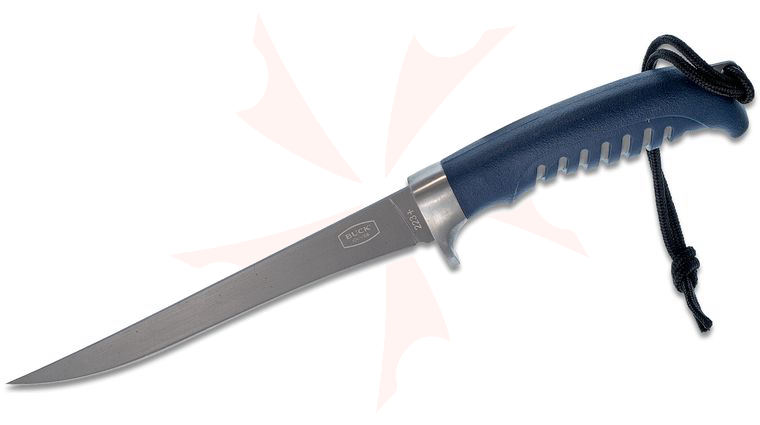 Buck 223 Silver Creek Fillet Knife 6.375 inch Blade, Rubber Handle