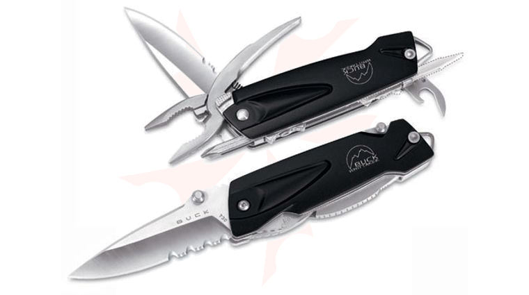 Buck X-Tract Multi-Tool w/3 inch Blade, Black Handle & Nylon Sheath