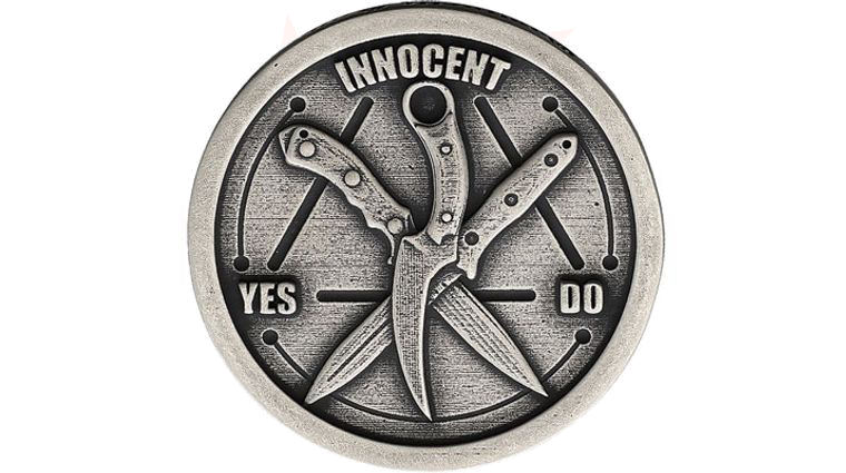 Bastinelli Creations/2 Saints Tactical Silver Guilty/Innocent Coin