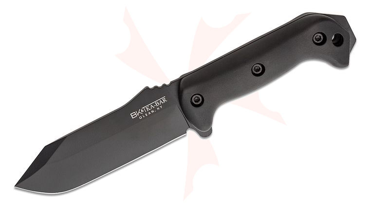 KA-BAR BK10 Becker Crewman Fixed 5.5 inch Carbon Steel Blade, Zytel Handles, Nylon Sheath