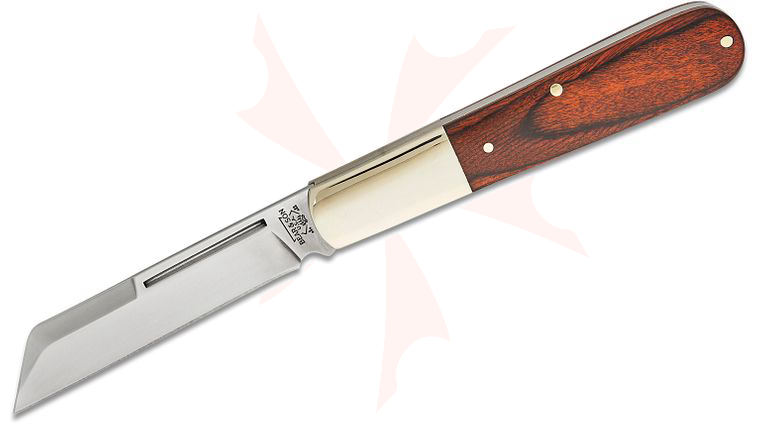 Bear & Son 2180R Large Sheepsfoot Barlow 4 inch Closed, Rosewood Handles