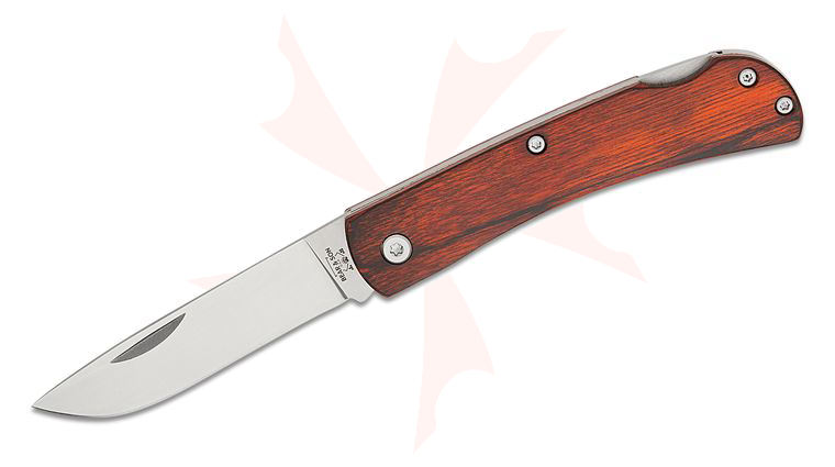 Bear & Son 237LR Small Farmhand Lockback Folder 2.75 inch Plain Blade, Rosewood Handles