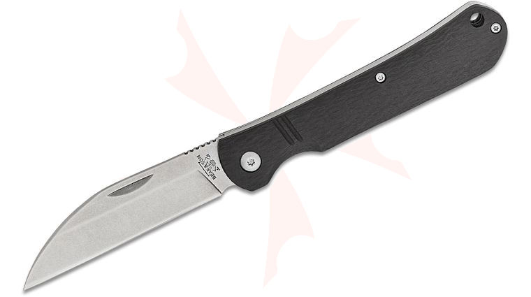 Bear & Son 484CF Limited Edition Slipjoint Folding Knife 3.38 inch D2 Stonewashed Wharncliffe Blade, Carbon Fiber Handles