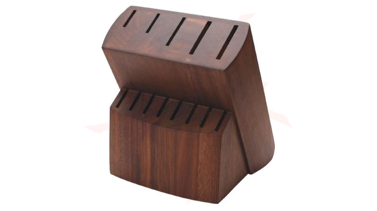 Bear & Son Walnut Wood Block Set, 13 Slots