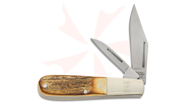 Bear & Son GS281 1/2 Limited Edition Genuine India Stag Horn Baby Barlow 3 inch Closed