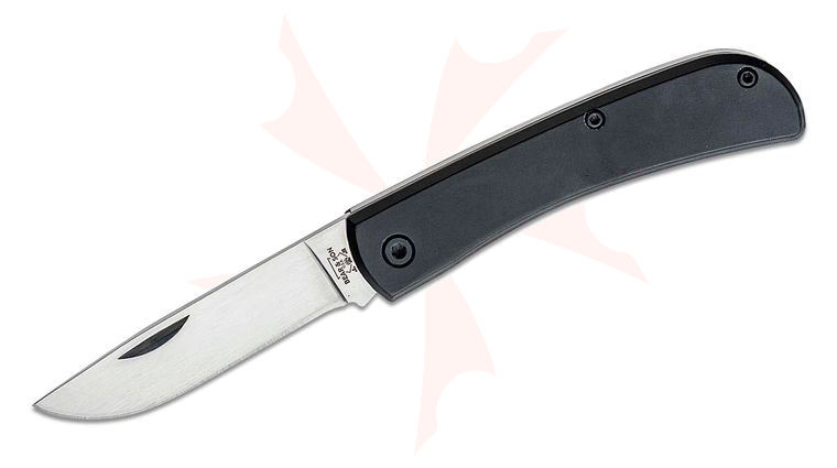 Bear & Son 137 Farmhand Slipjoint 2.75 inch Plain Blade, Black Aluminum Handles