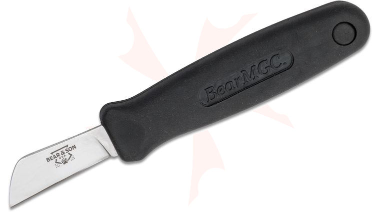 Bear & Son 6 inch Cushion Grip Electrician Splicer with Leather Sheath