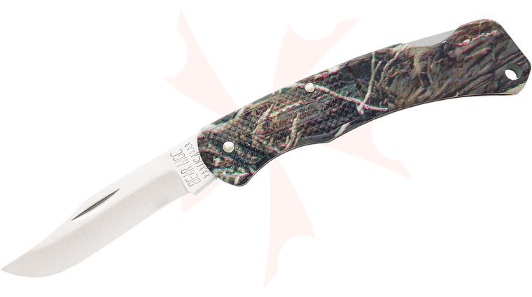Bear & Son 705CO Lightweight Lockback Folding Knife 2-3/4 inch Blade, Camo Zytel Handles