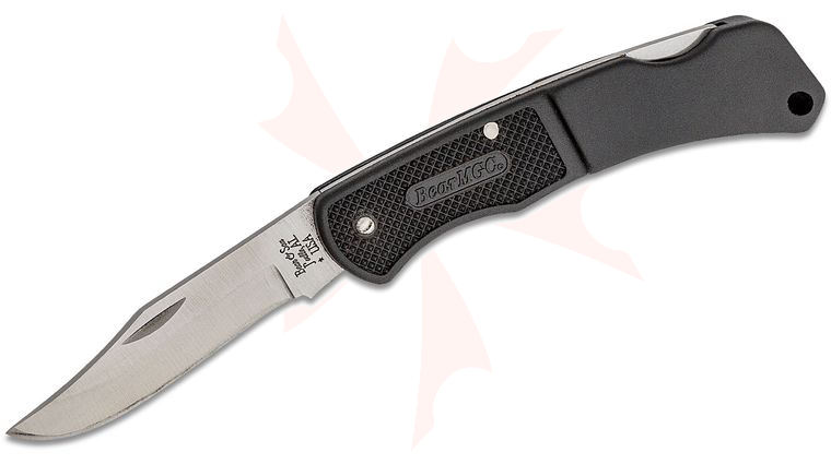 Bear & Son Lockback Folder w/ Black Zytel Handle - 3.75 inch Closed