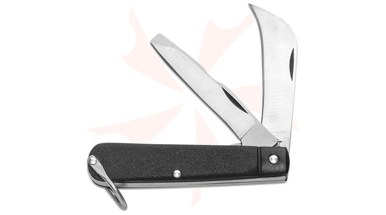 Bear & Son 7216 Delrin Hawkbill Electrician, Black Delrin Handles, 3-5/8 inch Closed