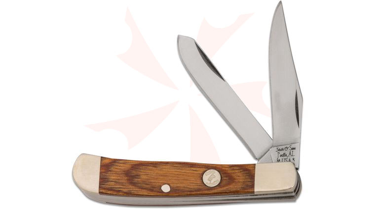 Bear & Son C254 1/2 Heritage Walnut Little Trapper 3 inch Closed