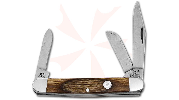 Bear & Son C218 Heritage Walnut Medium Stockman Knife 3-1/4 inch Closed