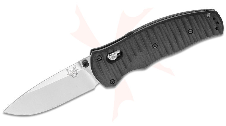 Benchmade 1000001 Volli AXIS-Assisted Folding Knife 3.26 inch S30V Satin Plain Blade, Black G10 Handles