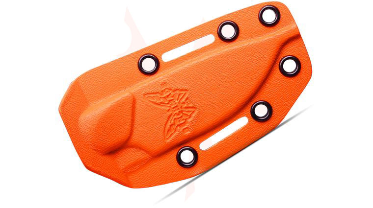 Benchmade Boltaron Sheath for the 15017 Hidden Canyon Hunter, Orange/Black