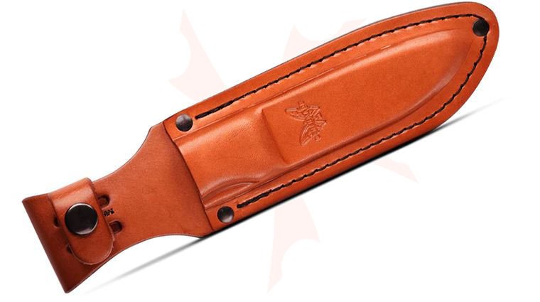Benchmade Leather Sheath for the 15002 Saddle Mountain Skinner, Brown