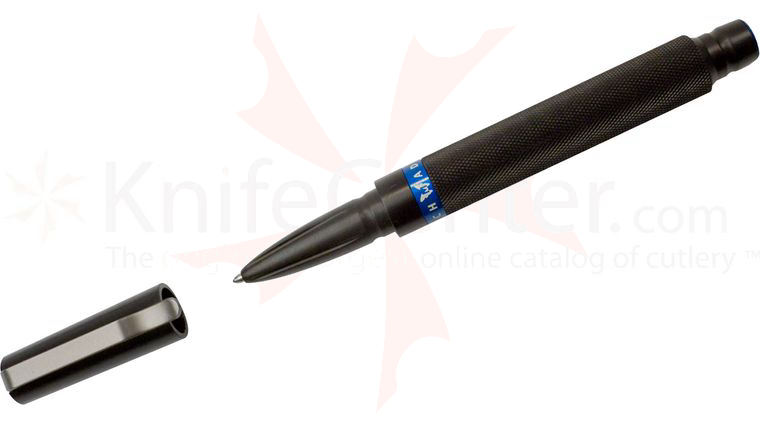 Benchmade 1210-4 Pen Series, Black Body, Blue Band, Black Ink